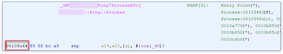 You can locate the base address of the library using Frida's Process.enumeratemodules() function and set this value as the base value in Gidra